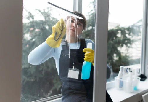 Nettoyage de vitres intérieures et extérieures à Luigny